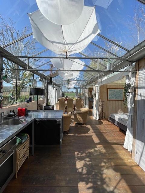 Vrijstaande accommodatie Glamping de Kas InN Hank Exterior foto